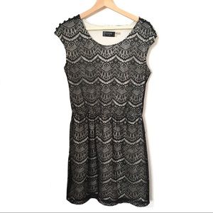 Guess Lace Dress is Black and Off White Lining 6